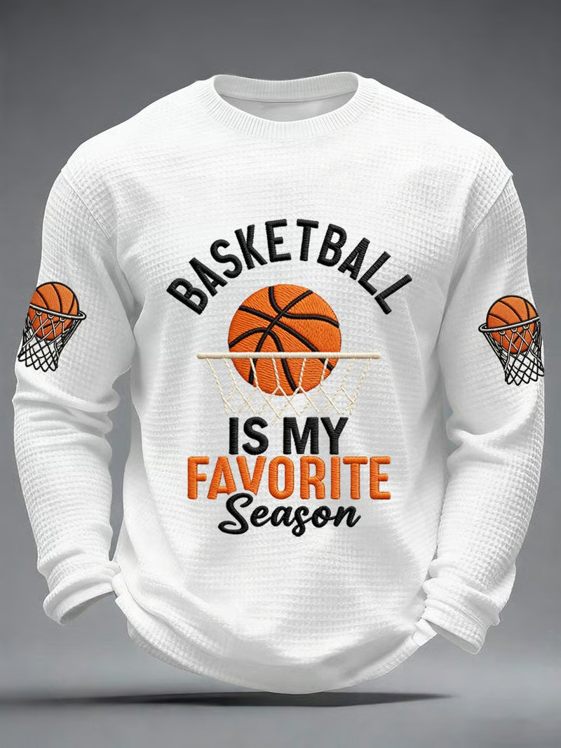 Basketball Is My Favorite Season Long Sleeve Shirt March Madness Fan Gear Gift Ideas