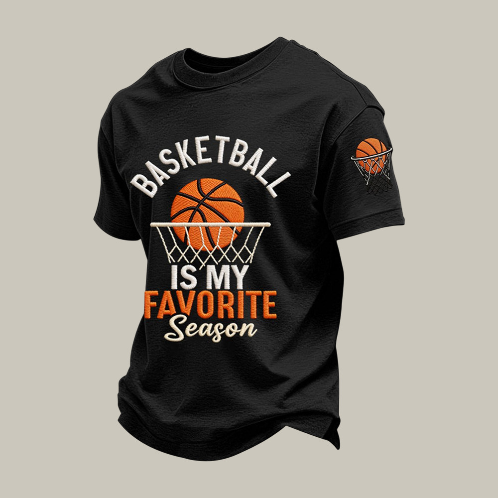 Basketball Is My Favorite Season T-Shirt Basketball Clothes Father's Day Gift Idea