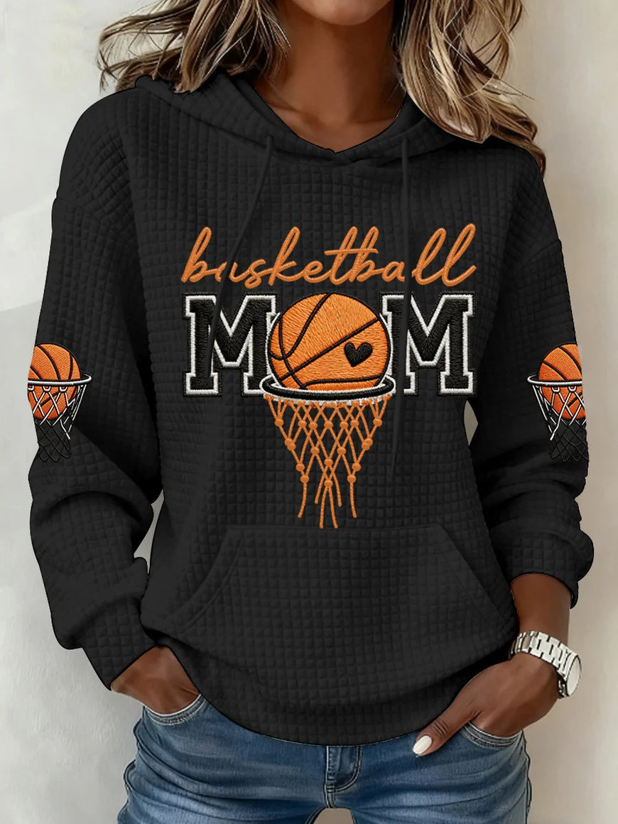 Basketball Mom Hoodie March Madness 2026 NCAA Fan Gear Game Day Outfit Best Gift For Basketball Moms