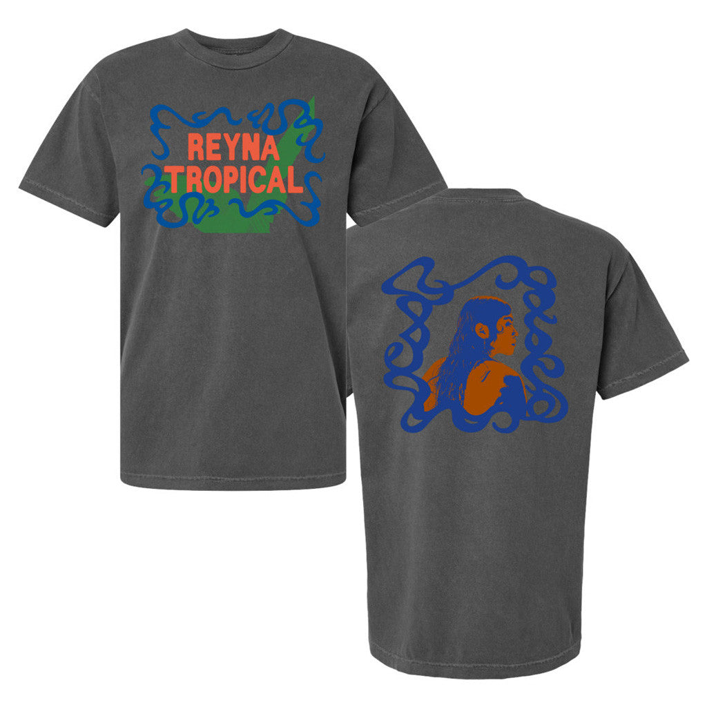 Basknc Merch Reyna Tropical Faded Grey T-Shirt Gifts For Husband Basknc Merch Reyna Tropical Faded Grey T-Shirt Gifts For Husband
