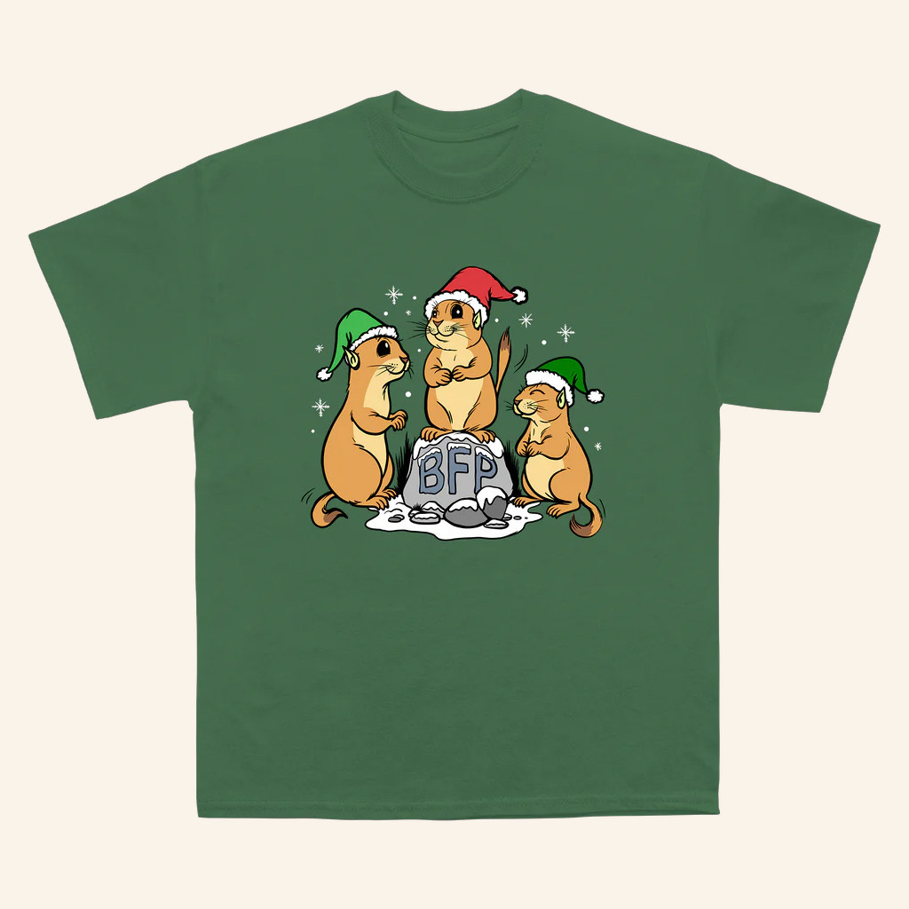 Bass Fishing Productions Merch Holiday Prairie Dog T-Shirt Christmas Gifts For Son Bass Fishing Productions Merch Holiday Prairie Dog T-Shirt Christmas Gifts For Son