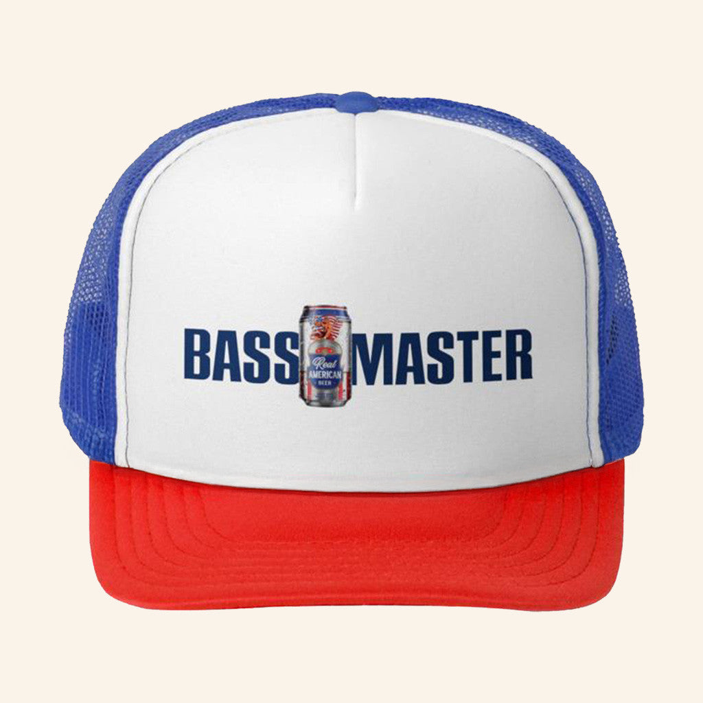 Bassmaster Merch Bass Merica And Real American Beer Hat Gifts For Dad Bassmaster Merch Bass Merica And Real American Beer Hat Gifts For Dad
