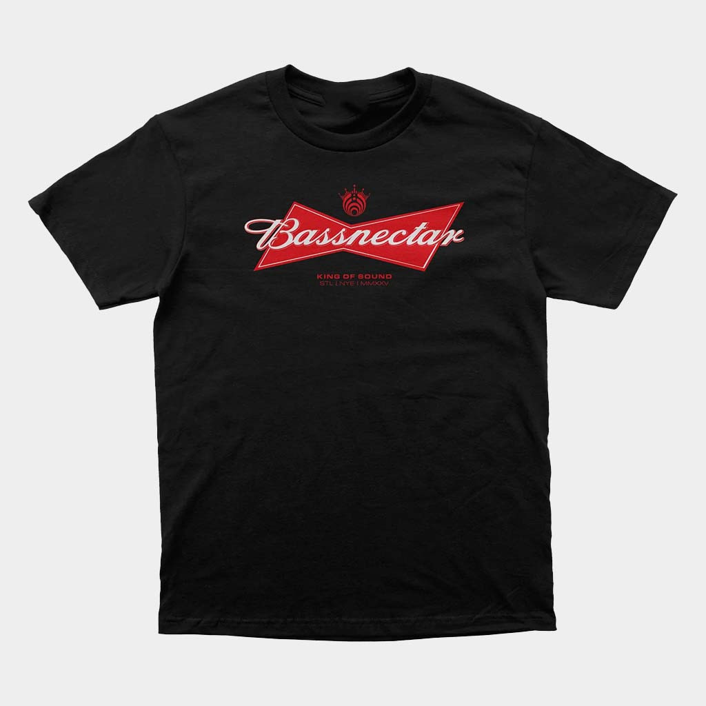 Bassnectar Merch Love Here St Louis Bassweiser Shirt Black Birthday Gifts For DJ Fans