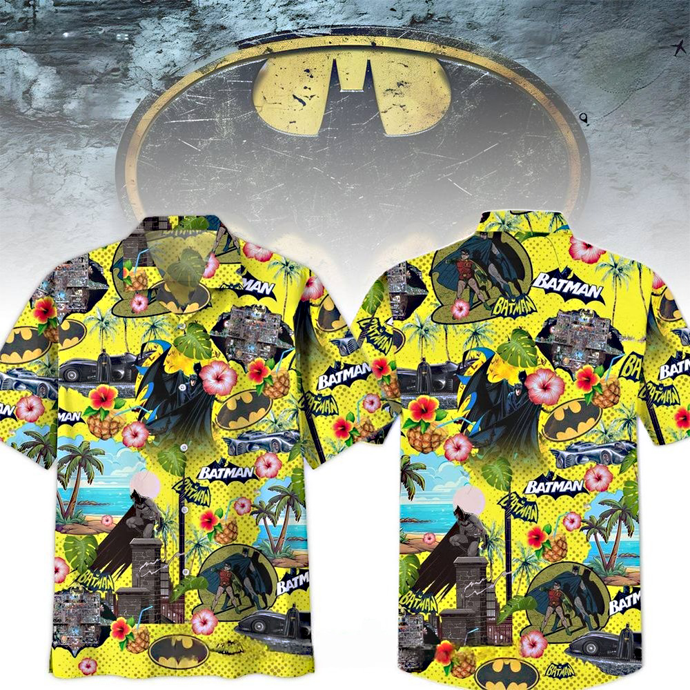 Batman Summer Hawaiian Shirt Comfortable And Relaxed Fit Beach Shirt For Him
