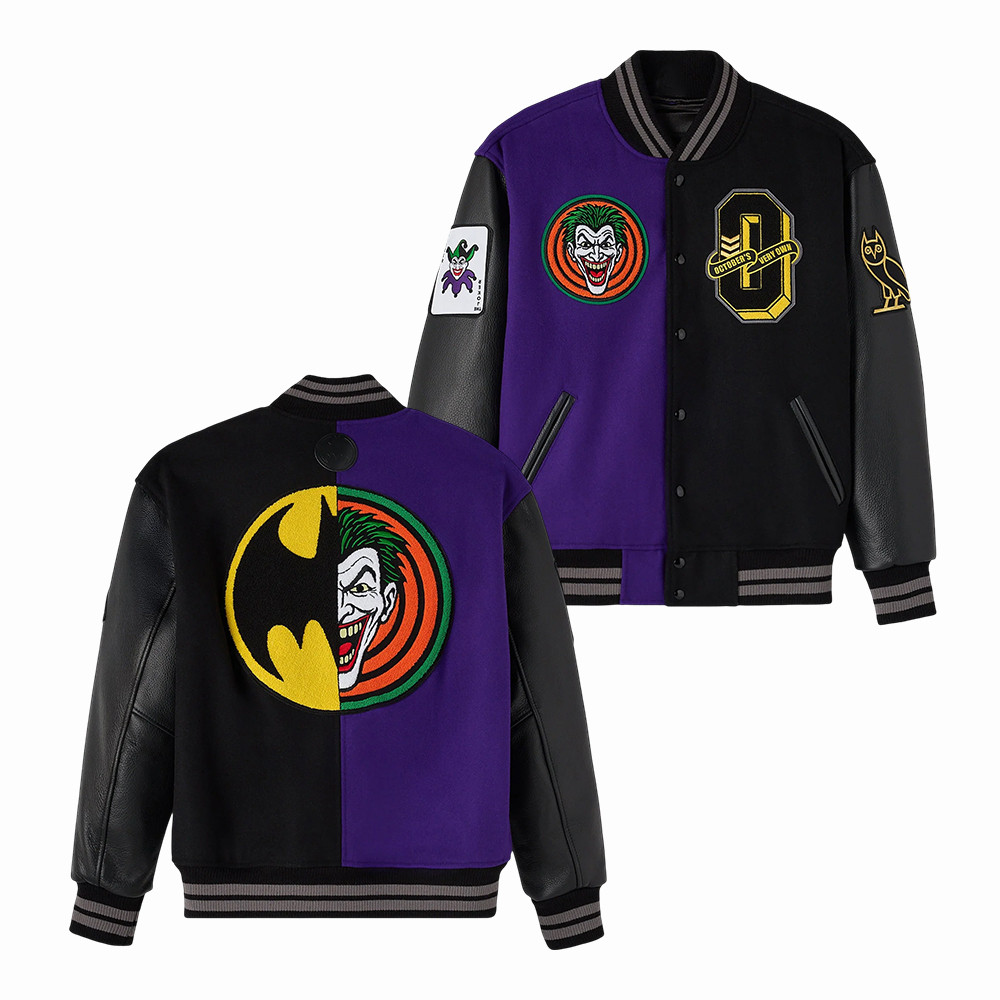 Batman x The Joker October's Very Own Bomber Jacket Streetwear Apparel Unique Gift For Friends