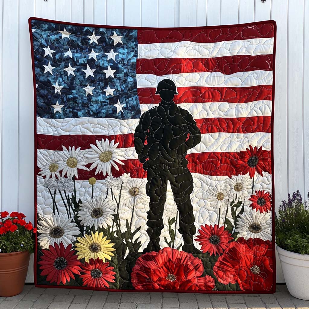 Battlefield Bloom Quilted Blanket Best Couch Throw Blanket Great Hummingbird Lover Gift Ideas