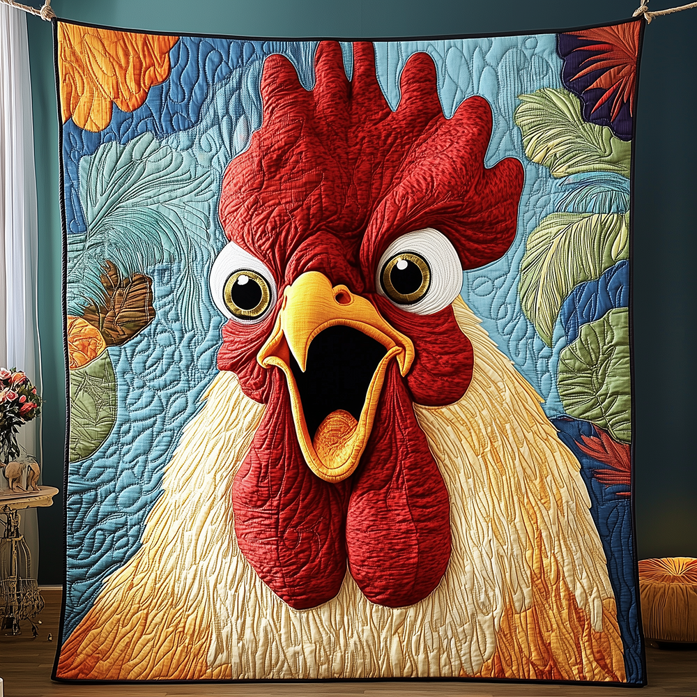 Bawkward Moments Funny Chicken Chicks Quilted Blanket Chicks Farm Gifts For Chicken Lovers