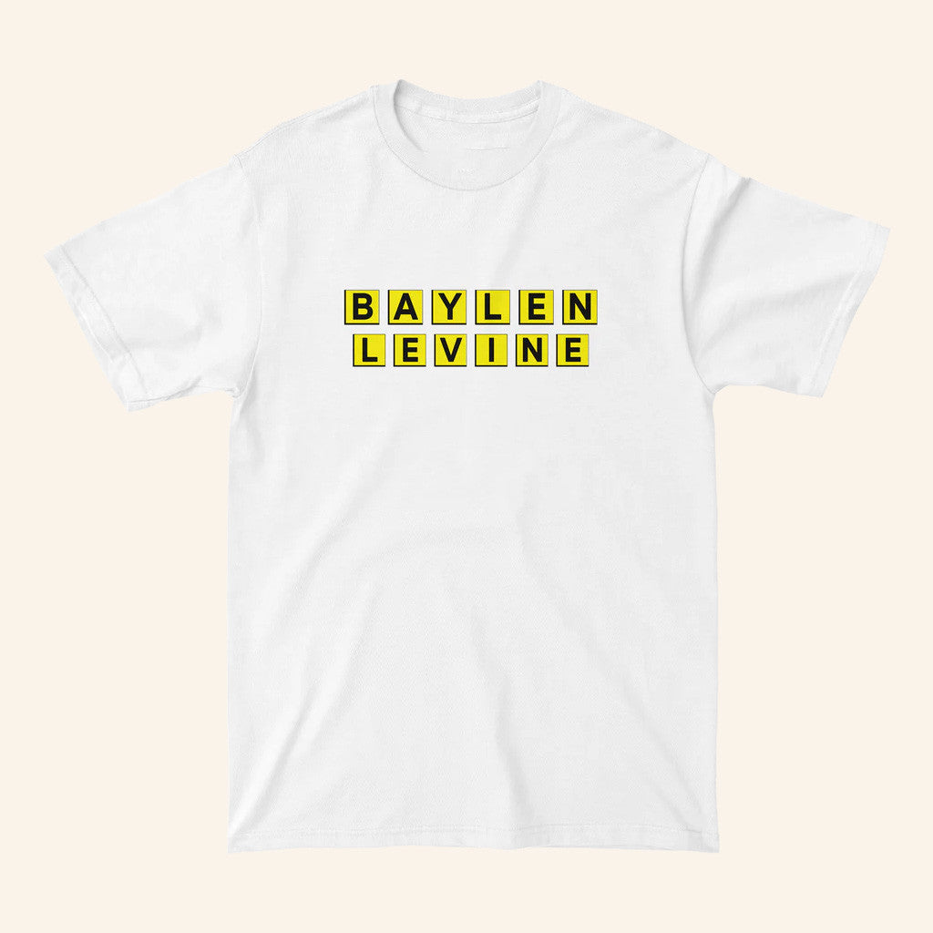 Baylen Levine Merch Baylen Levine White T-Shirt Good Gifts For Friends Baylen Levine Merch Baylen Levine White T-Shirt Good Gifts For Friends