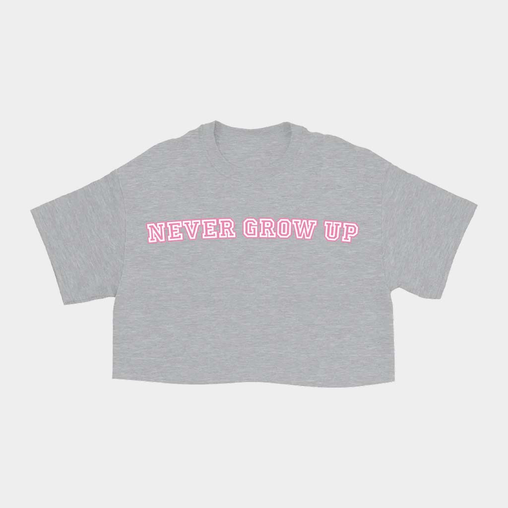 Baylen Levine Merch Girls Never Grow Up Cropped T-Shirt Best Birthday Gift For Her Baylen Levine Merch Girls Never Grow Up Cropped T-Shirt Best Birthday Gift For Her