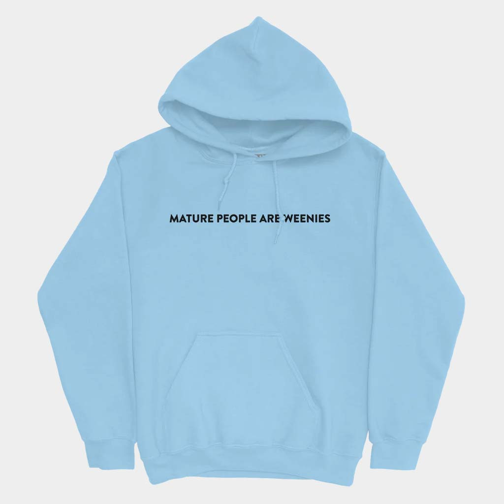 Baylen Levine Merch Mature People Are Weenies Hoodie Baylen Levine Hoodie Gifts For Friends