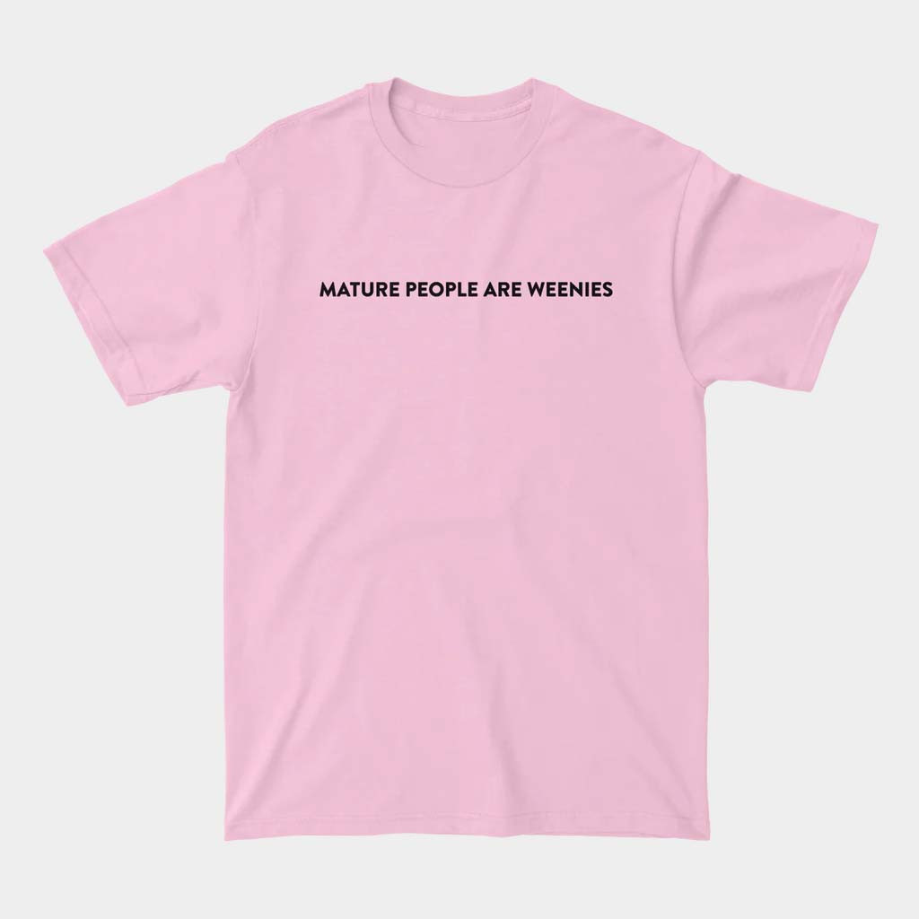 Baylen Levine Merch Mature People Are Weenies T-Shirt Baylen Levine Shirt Birthday Gift For Her