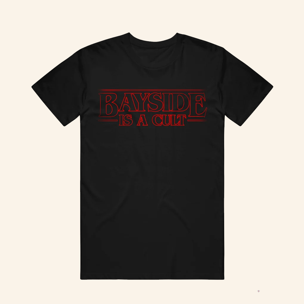 Bayside Merch Bayside Is A Cult Black T-Shirt Presents For Rock Music Lovers