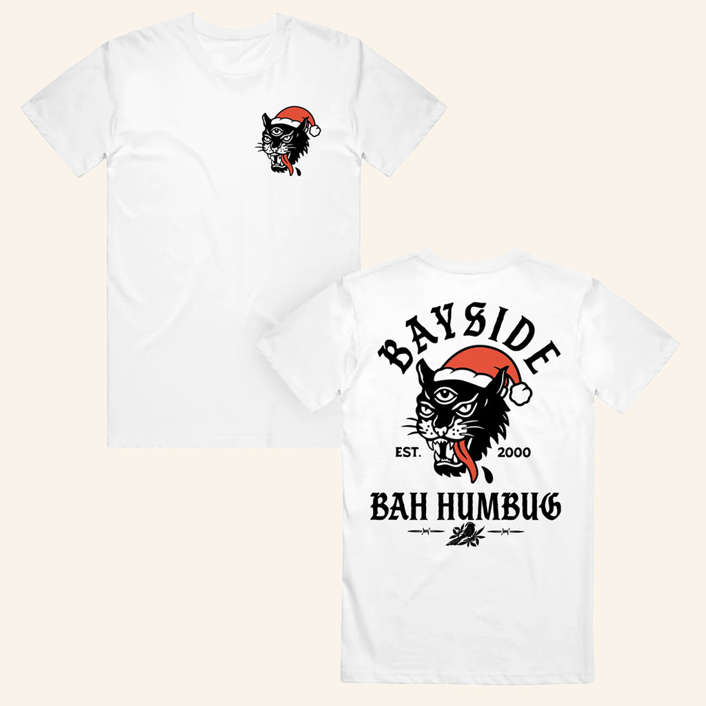 Bayside Merch Panther Holiday White T-Shirt Christmas Gifts For Son