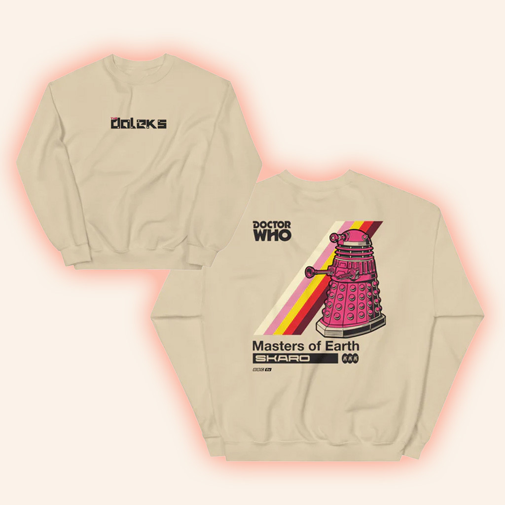 BBC Merch Doctor Who Dalek Sweatshirt Gift Ideas For Friends BBC Merch Doctor Who Dalek Sweatshirt Gift Ideas For Friends