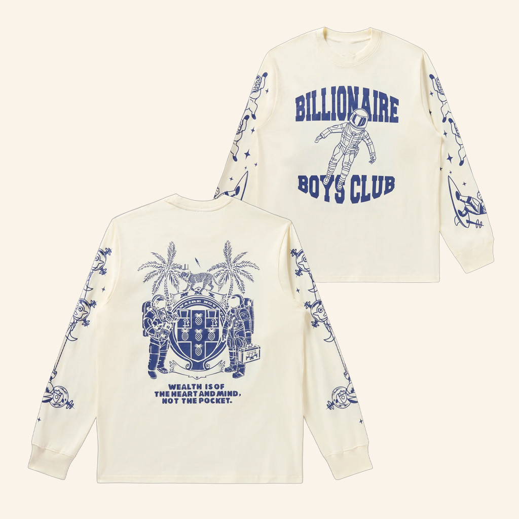 BBCICECREAM Merch Billionaire Boys Club Gravity Long Sleeve T-Shirt Gifts For Friends BBCICECREAM Merch Billionaire Boys Club Gravity Long Sleeve T-Shirt Gifts For Friends