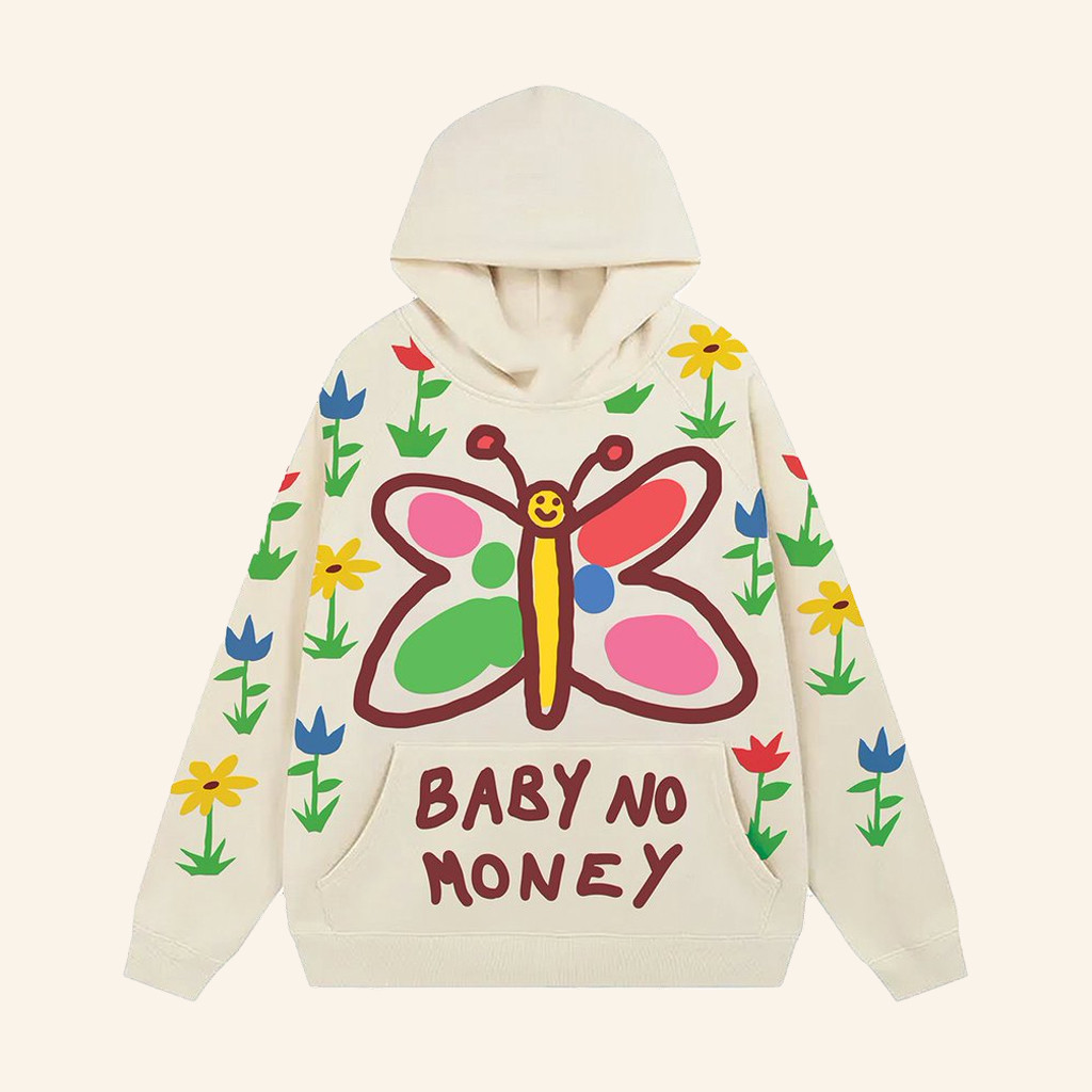 BBNO Merch Butterfly Hoodie Baby No Money Hoodie Gift Ideas For Girlfriend BBNO Merch Butterfly Hoodie Baby No Money Hoodie Gift Ideas For Girlfriend