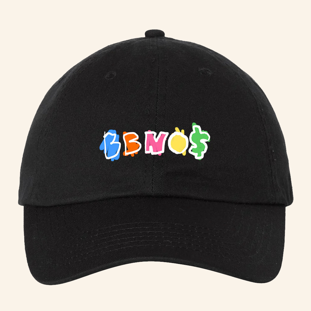 BBNO Merch Embroidered BBNO Hat Black Birthday Present For Her