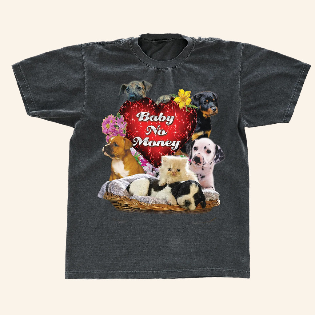 BBNO Merch Puppy T-Shirt Baby No Money Shirt Birthday Gift Ideas For Her