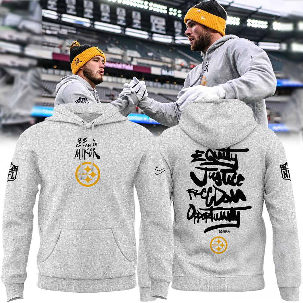 Be A Change Maker Pittsburgh Steelers Hoodie Football Lover Gifts For Fans