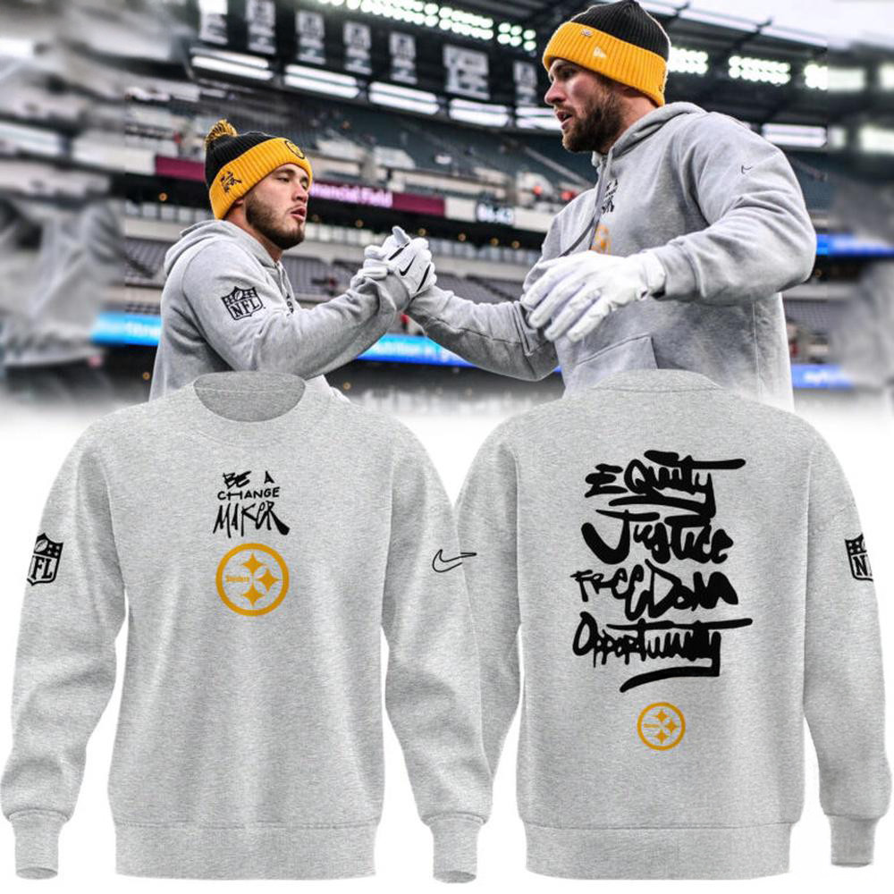Be A Change Maker Pittsburgh Steelers Sweatshirt Football Lover Gifts For Fans