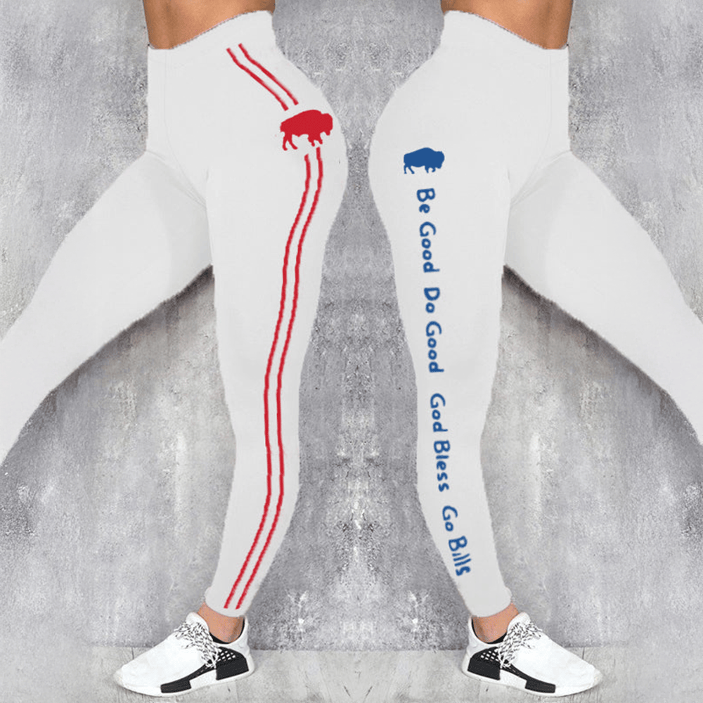 Be Good Do Good God Bless Go Bills Leggings Buffalo Bills Clothing Line