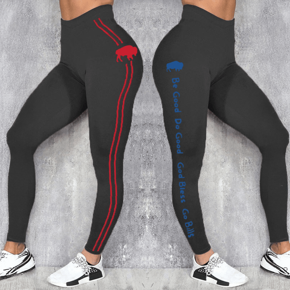 Be Good Do Good God Bless Go Bills Leggings Buffalo Bills Football Leggings Fan Gifts