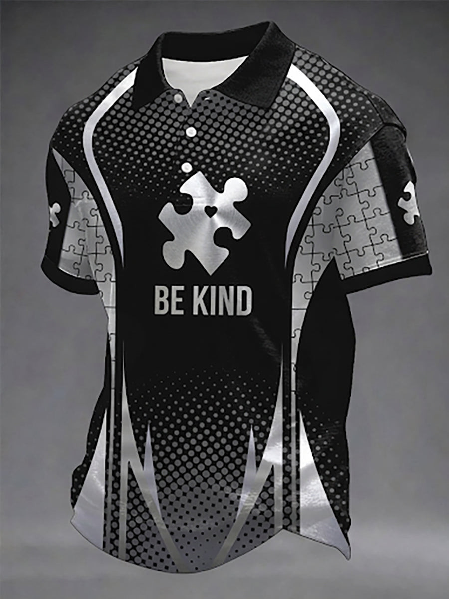 Be Kind Polo Shirt Autism Awareness Clothing Best Gift Ideas For Supporters