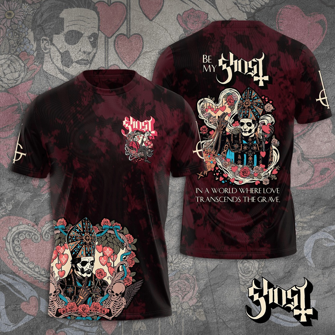 Be My Ghost in A World Where Love Trancends The Grave T-Shirt Unique Gifts For Music Lovers