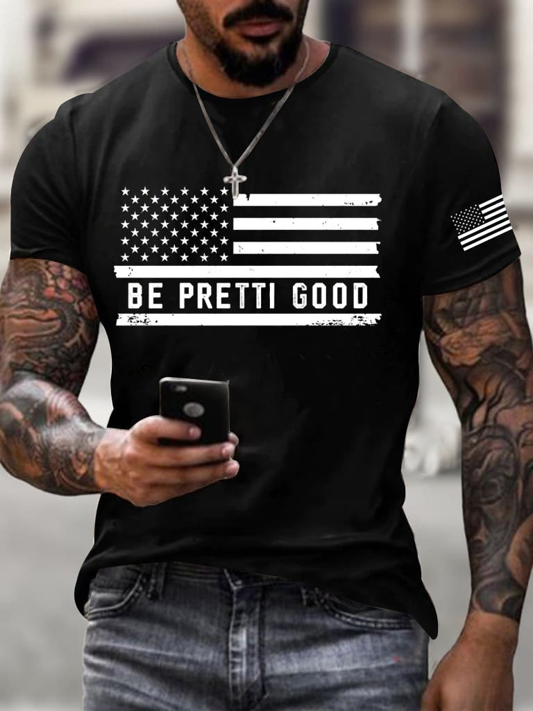 Be Pretti Good American Flag T-Shirt I Stand With Minnesota Shirt Gifts For Brother