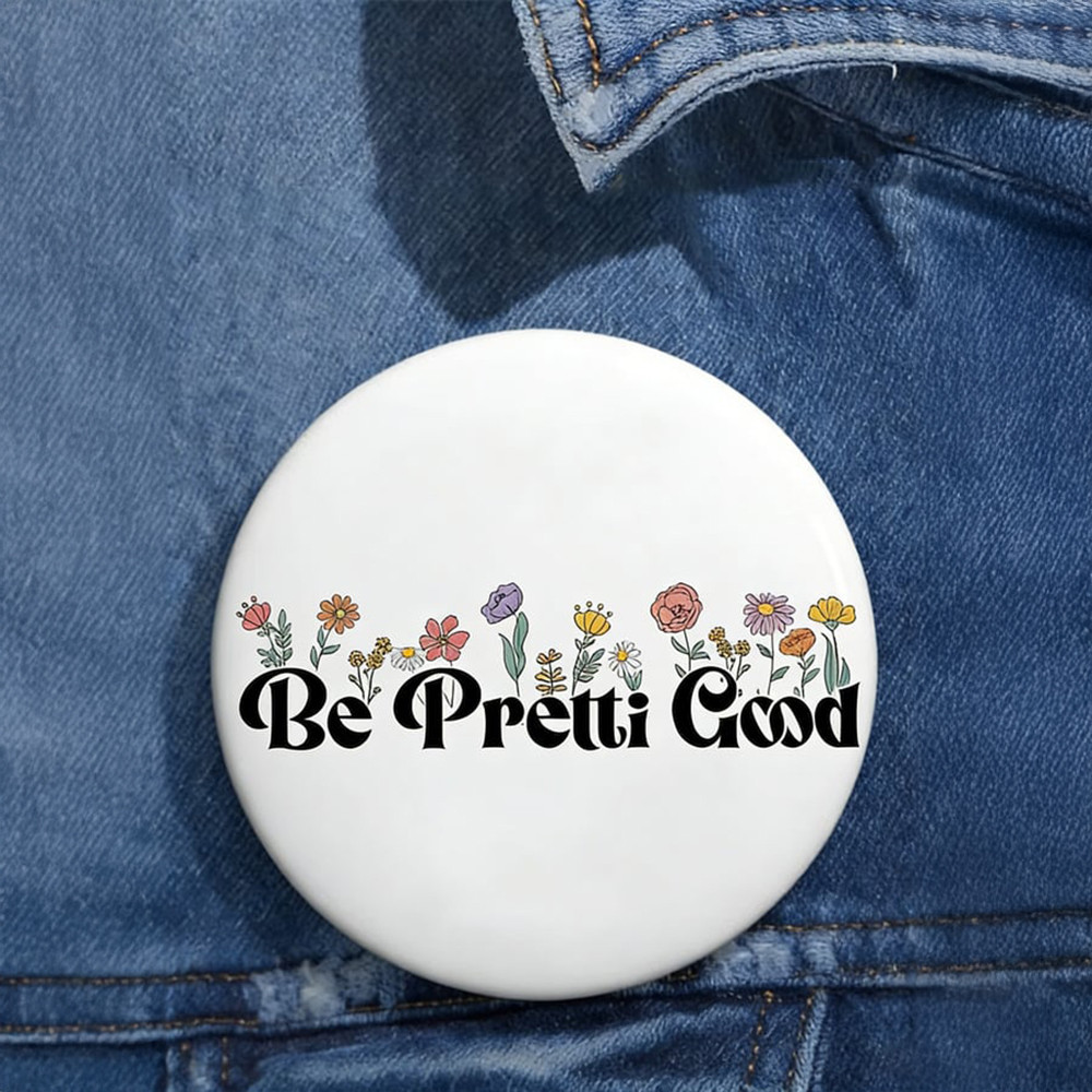 Be Pretti Good Floral Button Alex Pretti Kicking Ice Car Alex Pretti Present