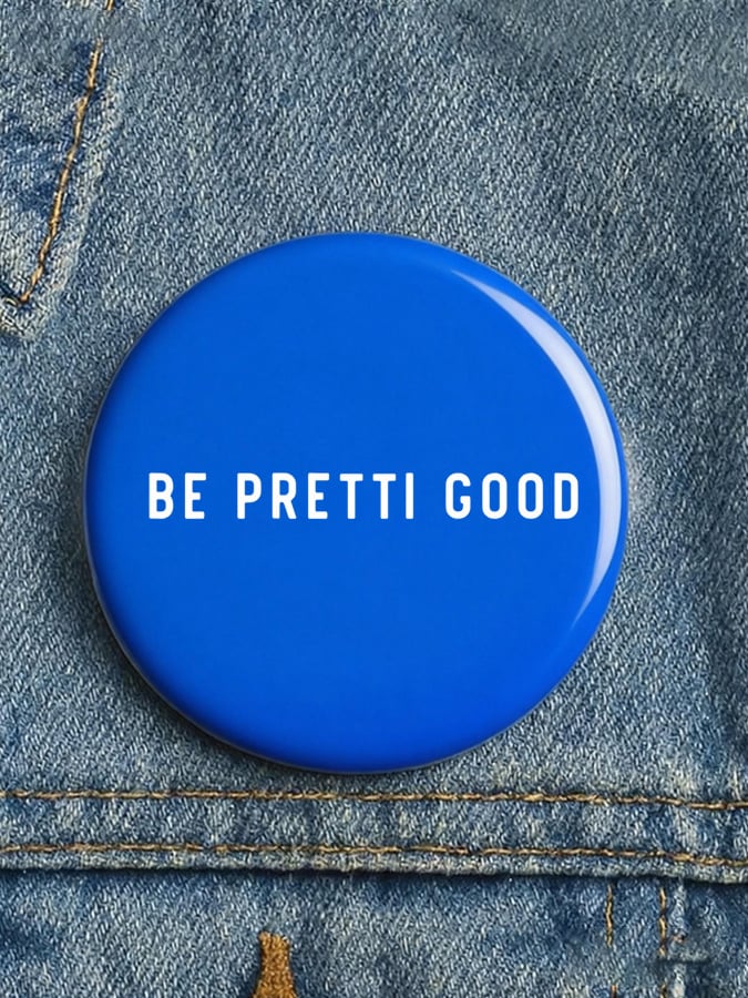 Be Pretti Good Pin Button FDT For Minnesota Button I Stand With Minnesota Merch Blue Be Pretti Good Pin Button FDT For Minnesota Button I Stand With Minnesota Merch Blue
