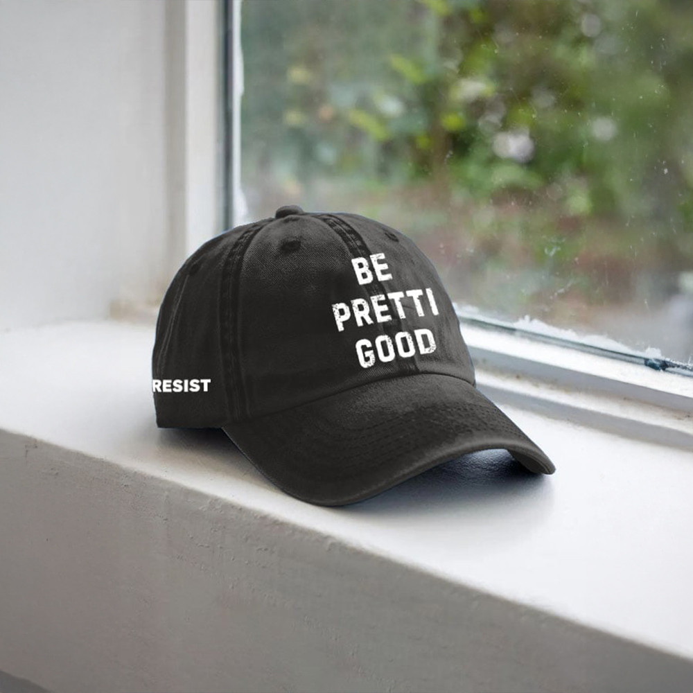Be Pretti Good Resist Hat Alex Pretti Kicking Ice Car Baseball Cap Gift For Men