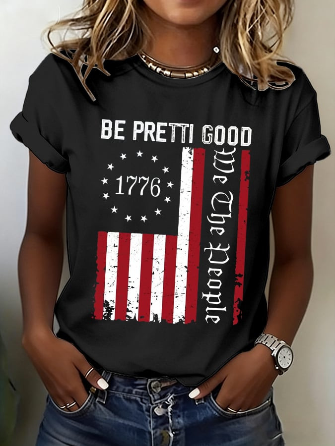 Be Pretti Good We The People Flag Shirt Pride Minnesota T-Shirt FDT Apparel Gifts For Wife