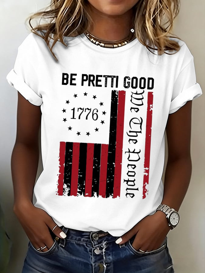 Be Pretti Good We The People Flag Shirt Pride Minnesota T-Shirt FDT Apparel Gifts For Wife