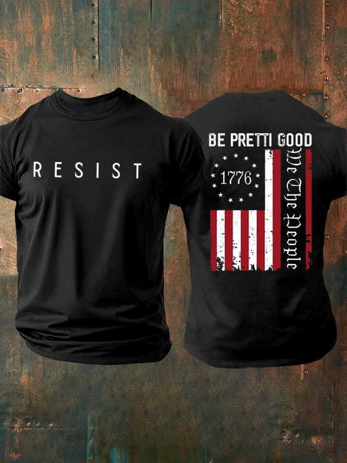 Be Pretti Good We The People Flag T-Shirt Resist Shirt Minnesota Strong Shirt Gifts For Dad