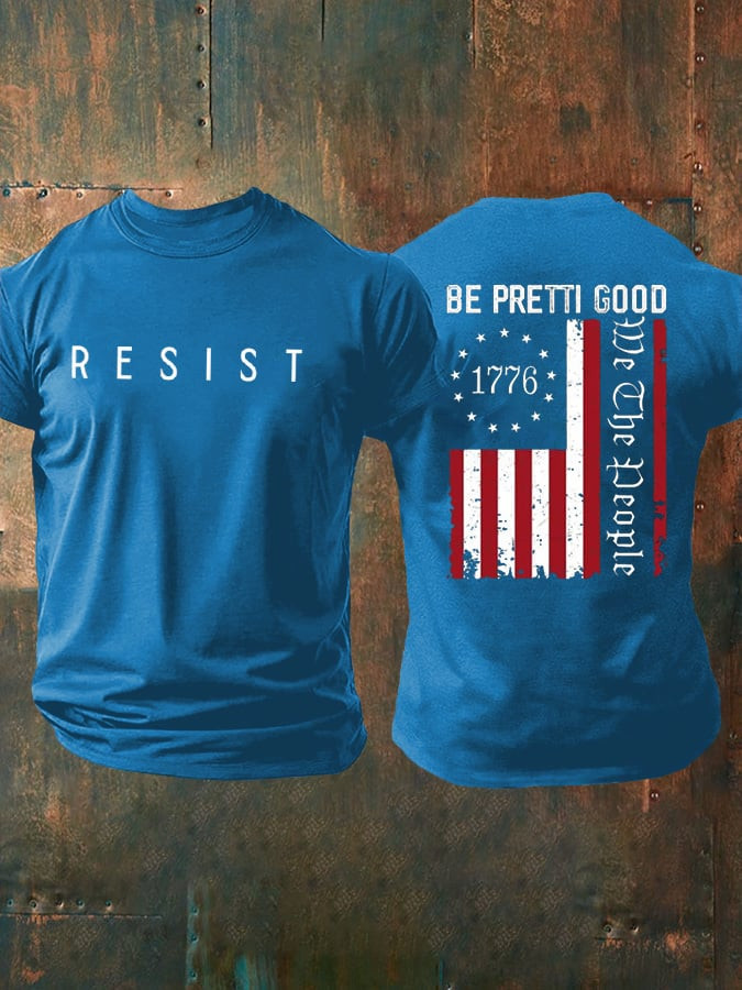 Be Pretti Good We The People Flag T-Shirt Resist Shirt Minnesota Strong Shirt Gifts For Dad