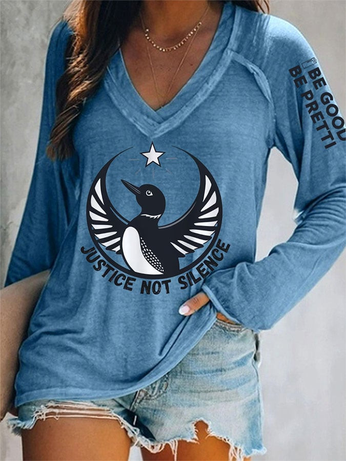 Be Pretty Good Long Sleeve V-Neck T-Shirt Justice Not Silence Shirt Minnesota Strong Shirt Be Pretty Good Long Sleeve V-Neck T-Shirt Justice Not Silence Shirt Minnesota Strong Shirt