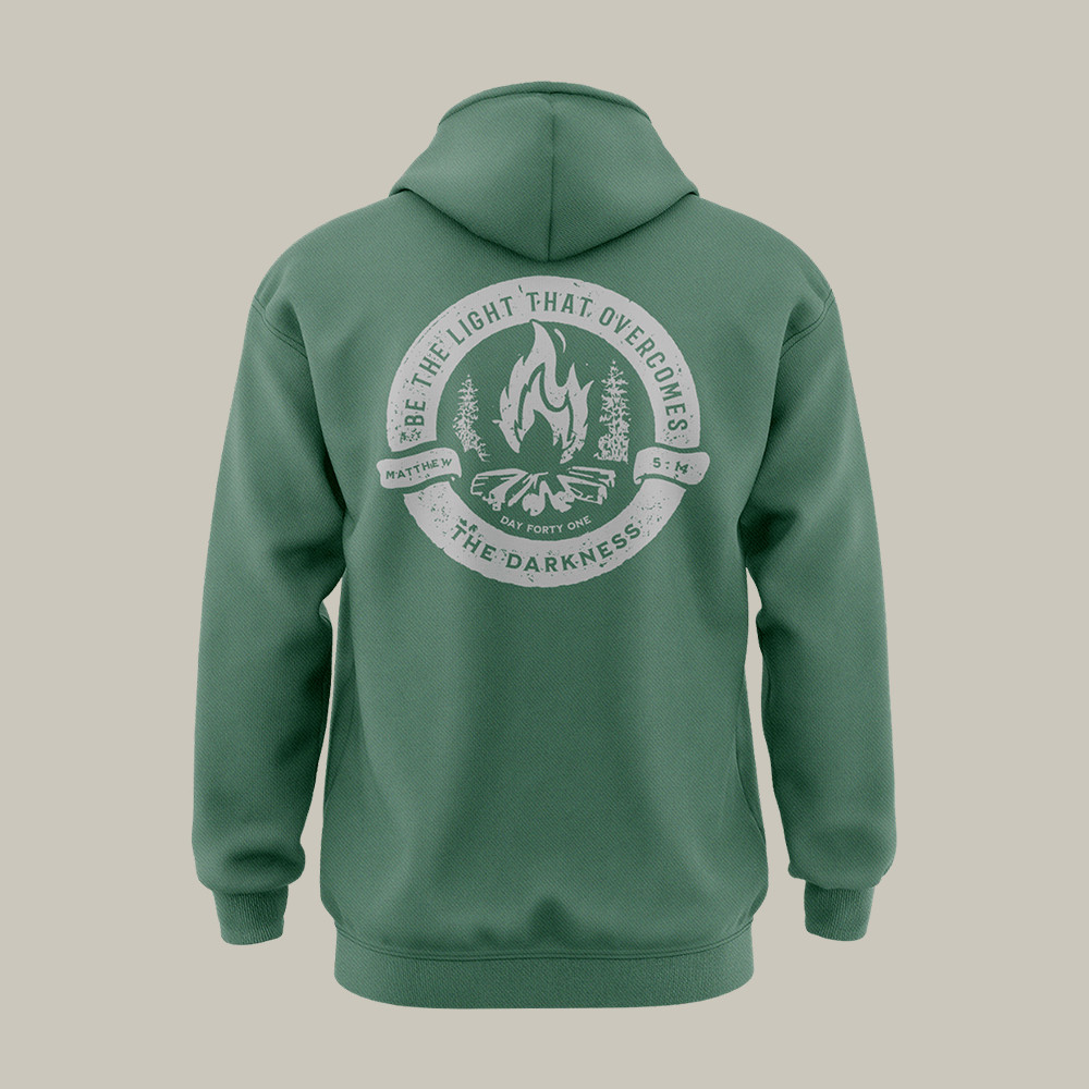 Be The Light Day Forty One Hoodie Faith Based Apparel Day Forty One Merchandise