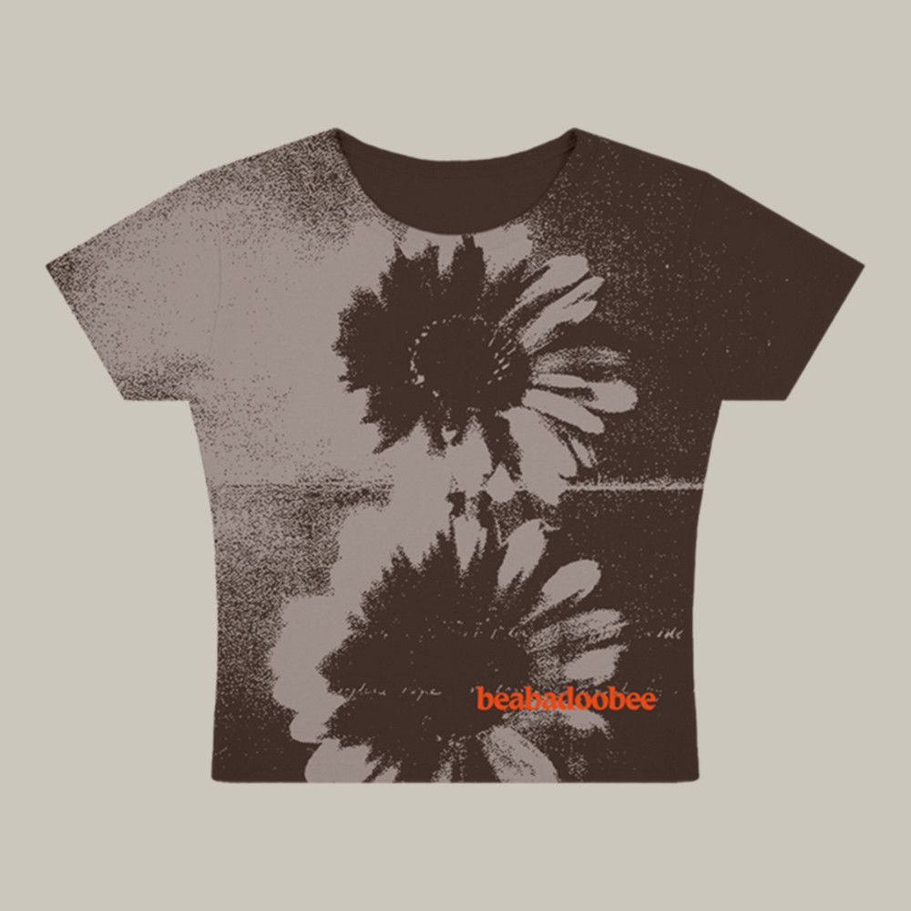 Beabadoobee Merch Baby Tee Fake It Flowers Album Beabadoobee Clothes Fan Gifts