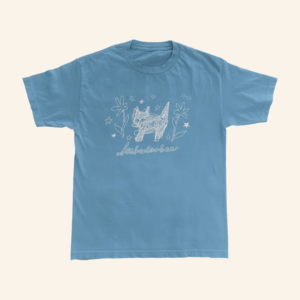 Beabadoobee Merch Scribble Cat T-Shirt Best Gifts For Music Lovers