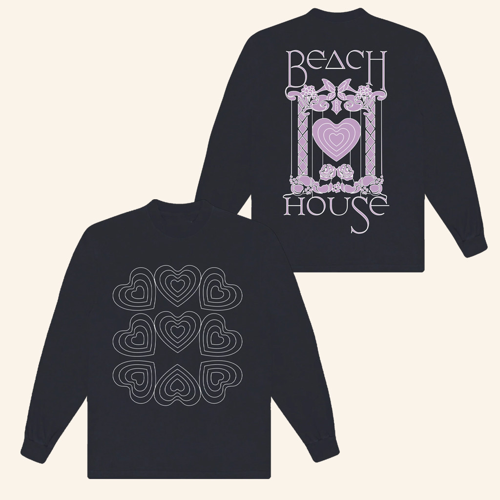 Beach House Baltimore Merch 2025 Tour Long Sleeve T-Shirt White Gifts For Pop Fans