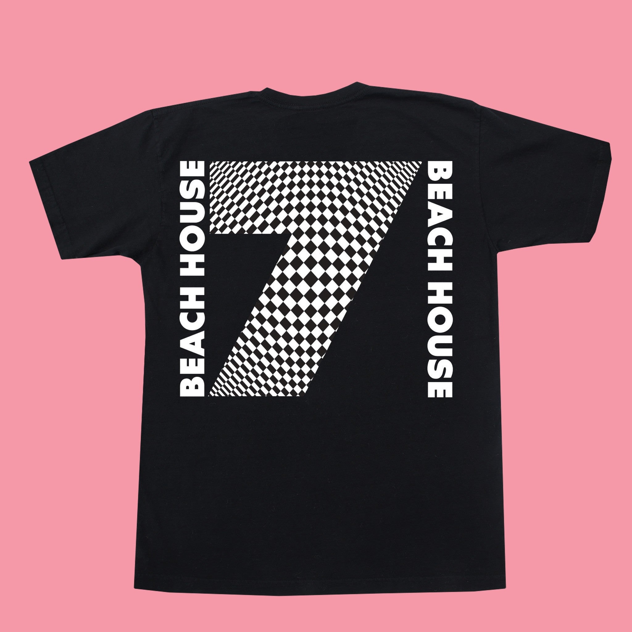 Beach House Merch 7 Op Art Black T-Shirt Father'sDay Present Ideas Beach House Merch 7 Op Art Black T-Shirt Father'sDay Present Ideas