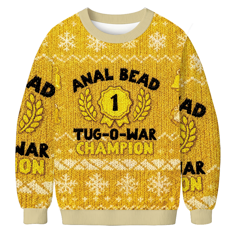 Bead Tug O War Champion Funny Christmas Ugly Sweatshirt Christmas Gift For Friends Bead Tug O War Champion Funny Christmas Ugly Sweatshirt Christmas Gift For Friends