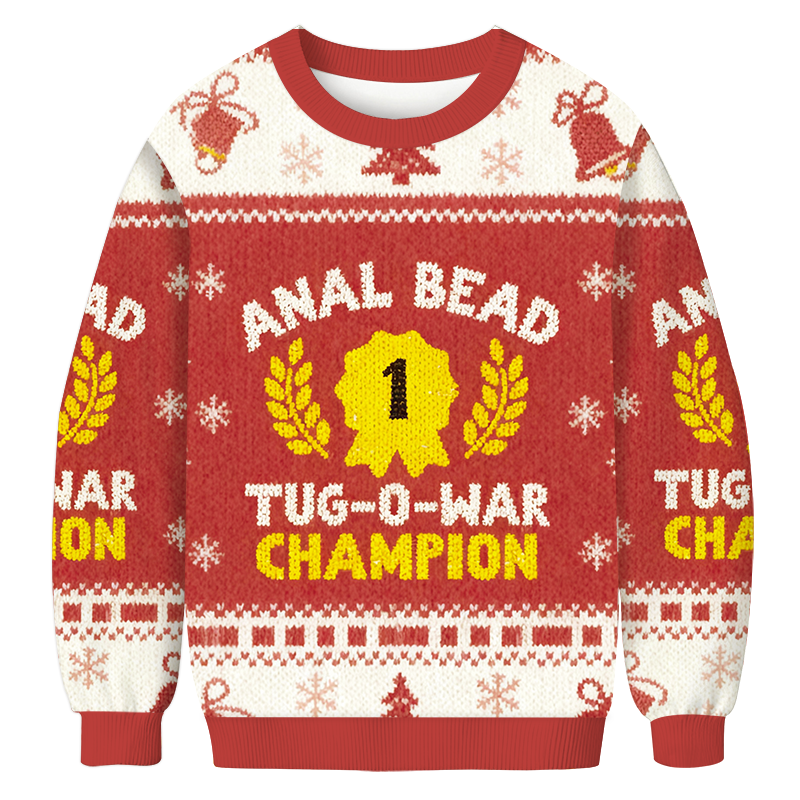 Bead Tug O War Champion Funny Red Christmas Ugly Sweatshirt Holiday Lounge Wear Top Gift Ideas Bead Tug O War Champion Funny Red Christmas Ugly Sweatshirt Holiday Lounge Wear Top Gift Ideas