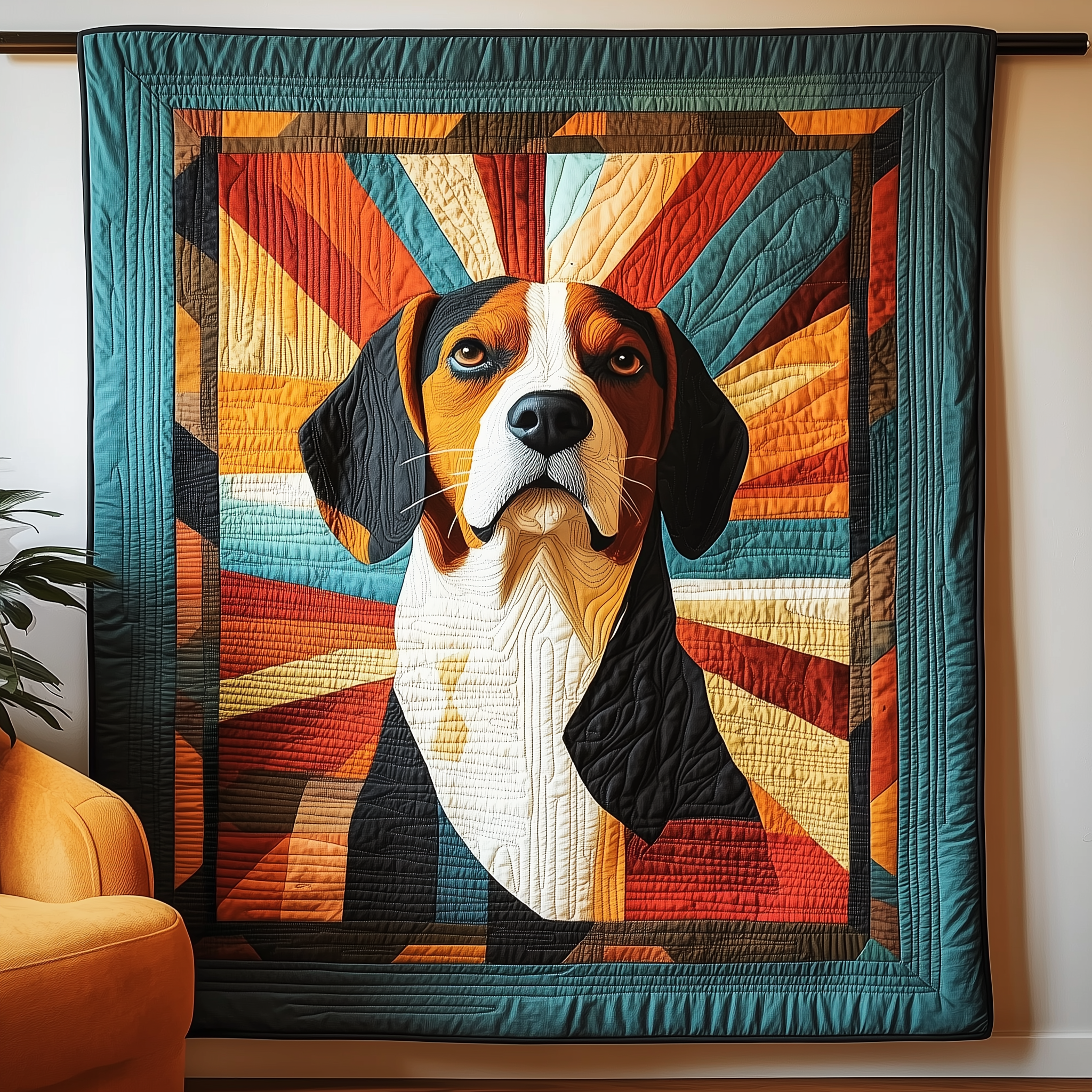 Beagle Quilted Blanket Christmas Quilted Blanket Cute Christmas Gifts For Her