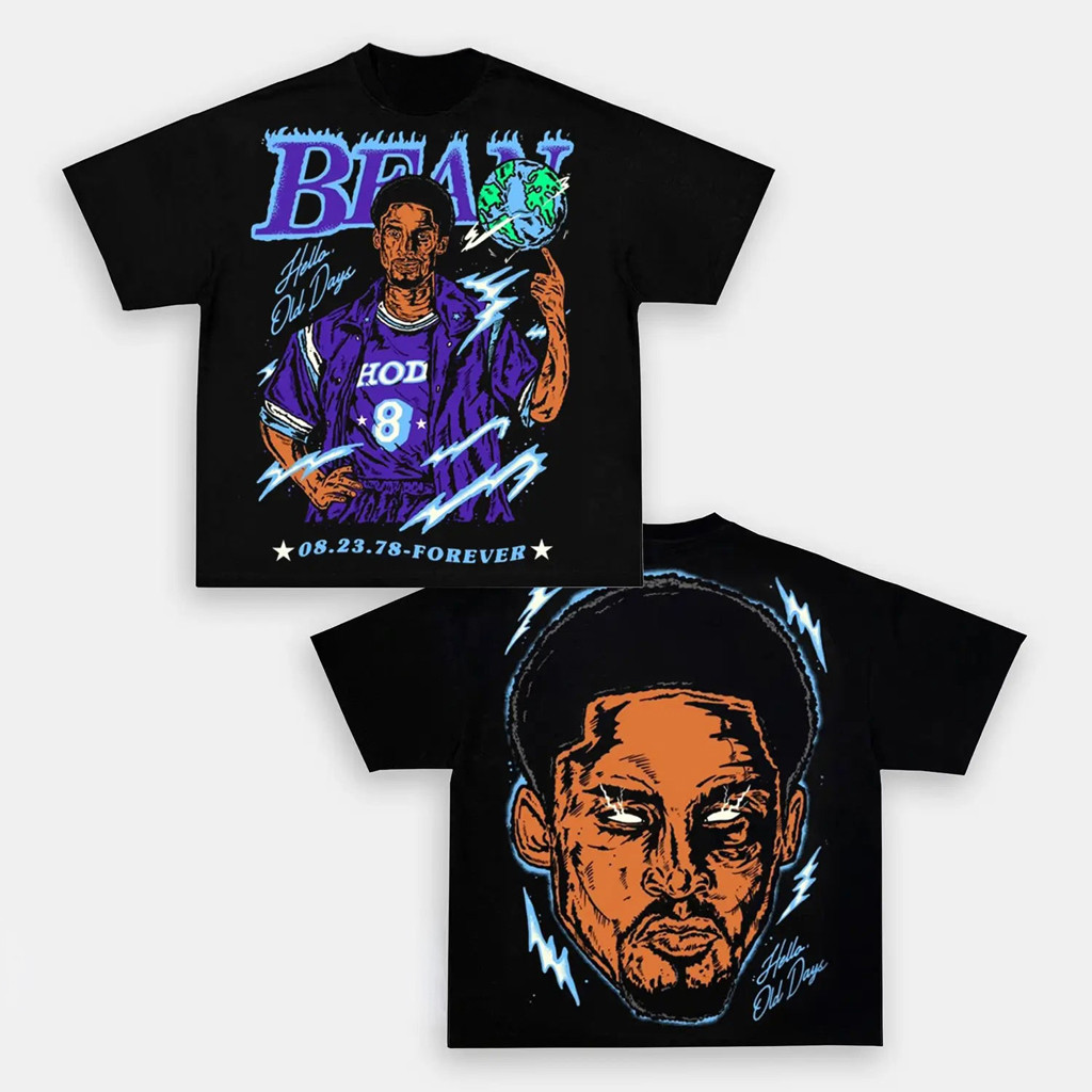 Bean Kobe Graphic T-Shirt Gifts For The Basketball Enthusiast Bean Kobe Graphic T-Shirt Gifts For The Basketball Enthusiast