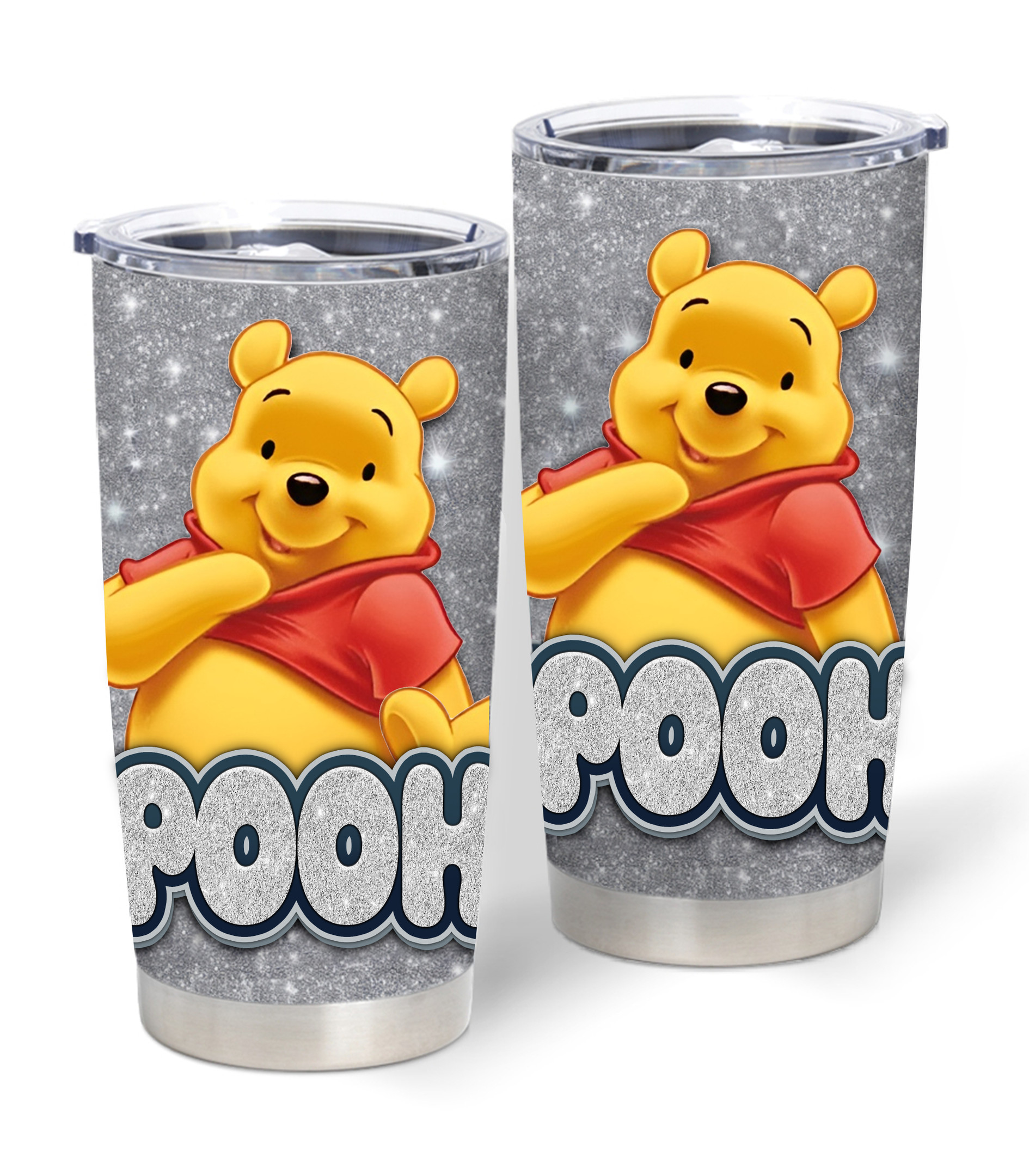 Bear Cartoon Tumbler Cute Bear Stainless Steel Tumbler Cups Gift Ideas For Fan