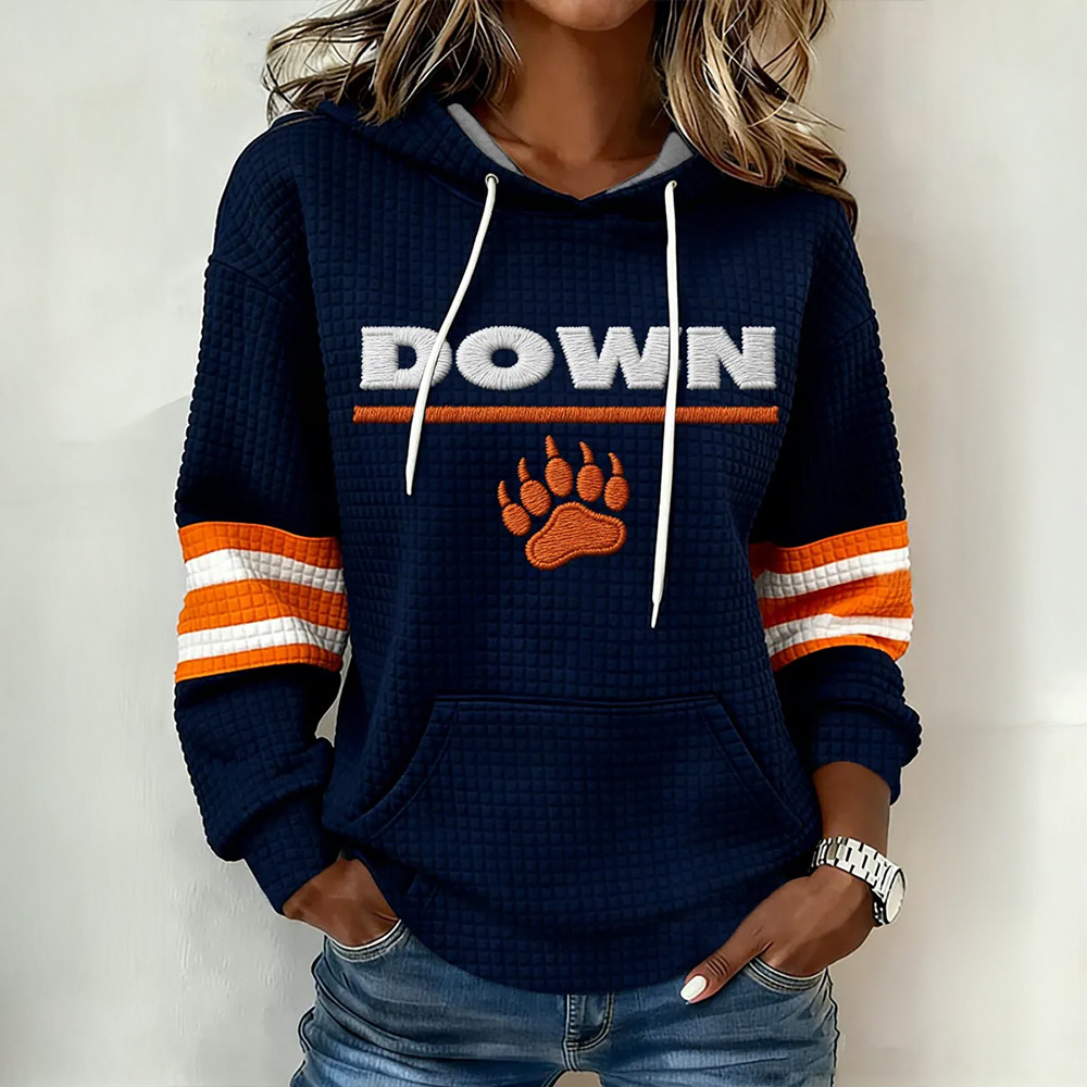 Bear Down Football Hoodie Game Day Apparel Unique Gifts For Football Lovers