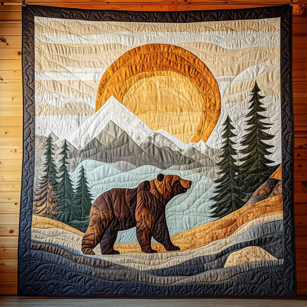 Bear Walking Quilt Blanket Sofa Throws Christmas Gifts For Expecting Moms