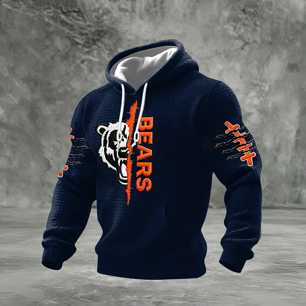 Bears Football Hoodie Game Day Hooded Sweatshirt Football Gifts For Bears Nation